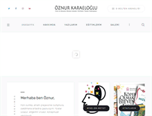 Tablet Screenshot of oznurkaraeloglu.com